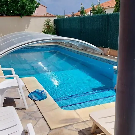 Climatise Avec Grande Piscine Willa Saint-Laurent-de-la-Salanque